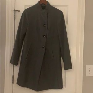 Grey Wool United Colors of Benetton Coat